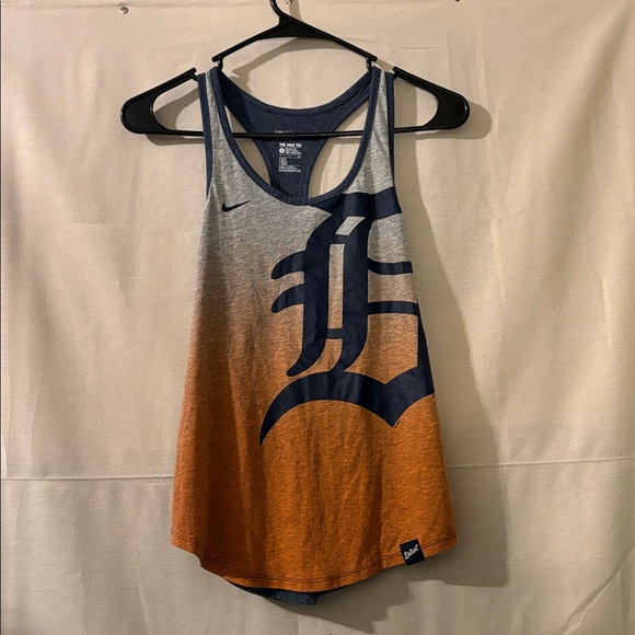Nike Orange and Gray Gradient Tank Top - Picture 1 of 3